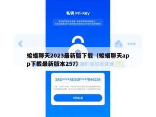 蝙蝠聊天2023最新版下载（蝙蝠聊天app下载最新版本257）