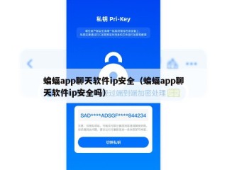 蝙蝠app聊天软件ip安全（蝙蝠app聊天软件ip安全吗）