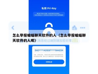 怎么举报蝙蝠聊天软件的人（怎么举报蝙蝠聊天软件的人呢）