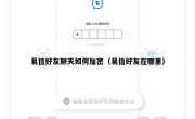 易信好友聊天如何加密（易信好友在哪里）