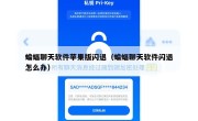 蝙蝠聊天软件苹果版闪退（蝙蝠聊天软件闪退怎么办）