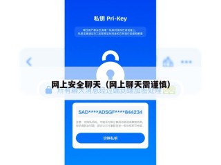 网上安全聊天（网上聊天需谨慎）