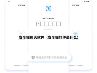 安全猫聊天软件（安全猫软件是什么）