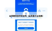 山岚聊天软件安全吗（山岚是什么东西）