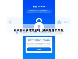 山岚聊天软件安全吗（山岚是什么东西）