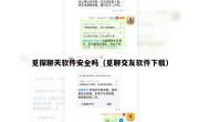 觅探聊天软件安全吗（觅聊交友软件下载）