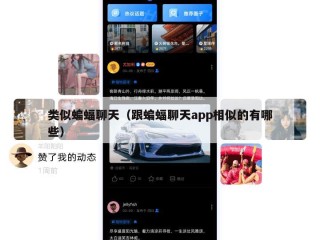 类似蝙蝠聊天（跟蝙蝠聊天app相似的有哪些）