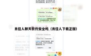 肖佳人聊天软件安全吗（肖佳人下载正版）