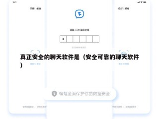 真正安全的聊天软件是（安全可靠的聊天软件）