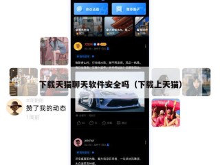 下载天猫聊天软件安全吗（下载上天猫）