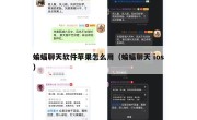 蝙蝠聊天软件苹果怎么用（蝙蝠聊天 ios）