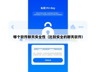 哪个软件聊天安全性（比较安全的聊天软件）