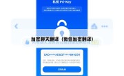 加密聊天翻译（微信加密翻译）