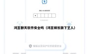 鸿言聊天软件安全吗（鸿言娱乐旗下艺人）
