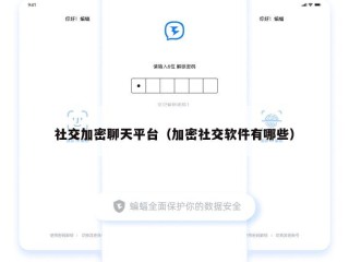 社交加密聊天平台（加密社交软件有哪些）