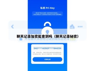聊天记录加密能查到吗（聊天记录秘密）