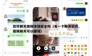 软件聊天视频挣钱安全吗（有一个聊天软件,视频聊天可以赚钱）