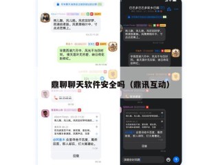鼎聊聊天软件安全吗（鼎讯互动）