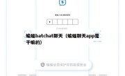 蝙蝠batchat聊天（蝙蝠聊天app是干嘛的）