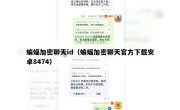 蝙蝠加密聊天id（蝙蝠加密聊天官方下载安卓8474）