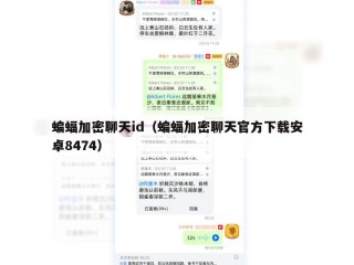 蝙蝠加密聊天id（蝙蝠加密聊天官方下载安卓8474）
