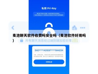 麦池聊天软件收费吗安全吗（麦池软件好用吗）