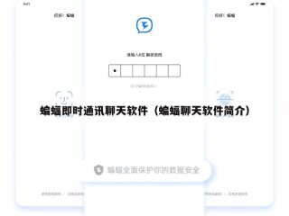 蝙蝠即时通讯聊天软件（蝙蝠聊天软件简介）