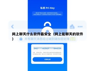 网上聊天什么软件最安全（网上能聊天的软件）