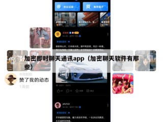 加密即时聊天通讯app（加密聊天软件有那些）