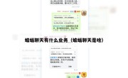 蝙蝠聊天有什么业务（蝙蝠聊天是啥）
