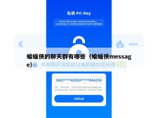 蝙蝠侠的聊天群有哪些（蝙蝠侠message）