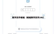 聊天软件蝙蝠（蝙蝠聊天软件246）