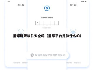 星耀聊天软件安全吗（星耀平台是做什么的）