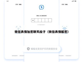 微信表情加密聊天段子（微信表情解密）