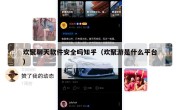欢聚聊天软件安全吗知乎（欢聚游是什么平台）