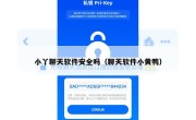 小丫聊天软件安全吗（聊天软件小黄鸭）