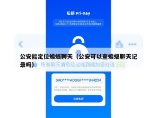 公安能定位蝙蝠聊天（公安可以查蝙蝠聊天记录吗）