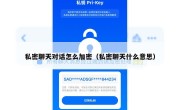 私密聊天对话怎么加密（私密聊天什么意思）