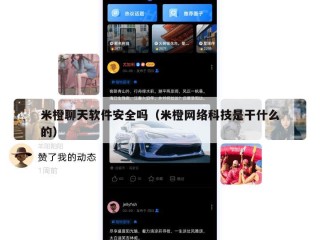 米橙聊天软件安全吗（米橙网络科技是干什么的）