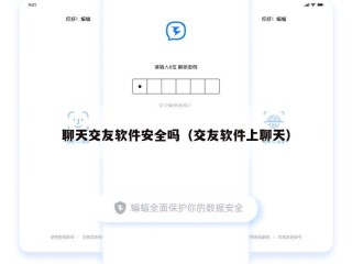 聊天交友软件安全吗（交友软件上聊天）
