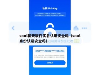 soul聊天软件实名认证安全吗（soul身份认证安全吗）