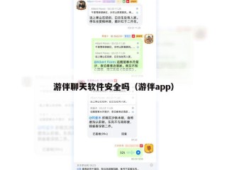 游伴聊天软件安全吗（游伴app）