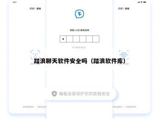 踏浪聊天软件安全吗（踏浪软件库）
