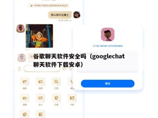 谷歌聊天软件安全吗（googlechat聊天软件下载安卓）