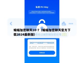 蝙蝠加密聊天10-7（蝙蝠加密聊天官方下载2024最新版）