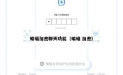 蝙蝠加密聊天功能（蝙蝠 加密）