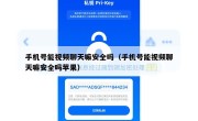 手机号能视频聊天嘛安全吗（手机号能视频聊天嘛安全吗苹果）