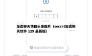 加密聊天情侣头像图片（secret加密聊天软件 129 最新版）
