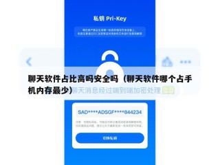 聊天软件占比高吗安全吗（聊天软件哪个占手机内存最少）