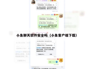 小鱼聊天软件安全吗（小鱼客户端下载）